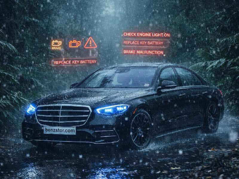 خطاهای رایج بنز و رفع ارورهای مرسدس بنز
